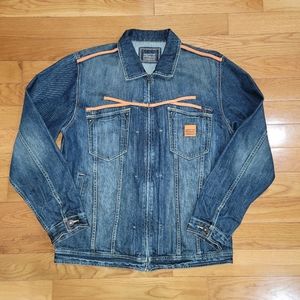MARITHE FRANCOIS GIRBAUD DENIM JACKET MEN'S XL